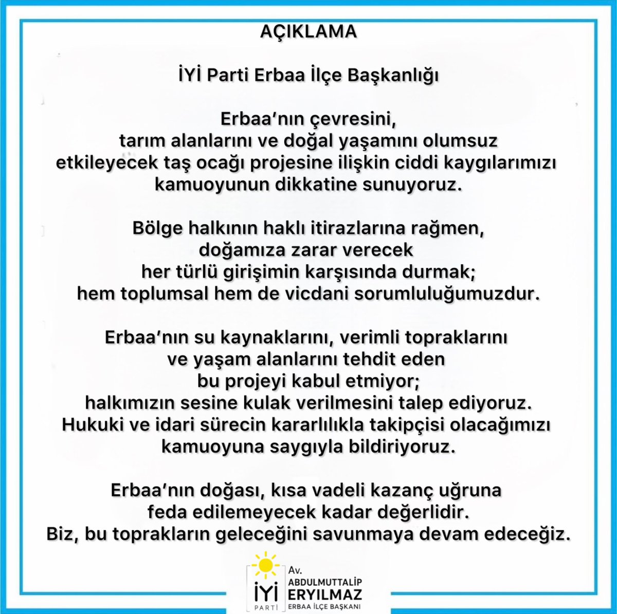 erbaaiyiparti's tweet photo. https://t.co/EFKveaigri