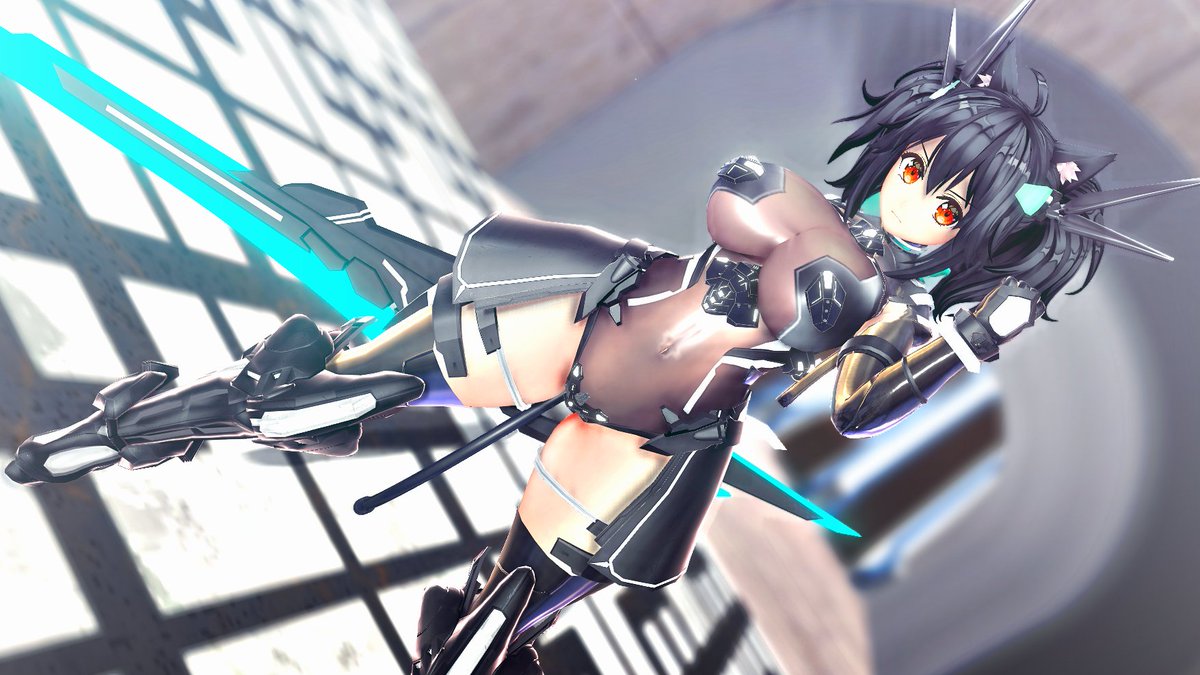 うちのこ変身ヒロインちゃんの勇姿 #COM3D2 