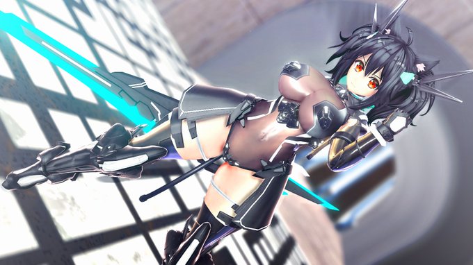 うちのこ変身ヒロインちゃんの勇姿 #COM3D2 