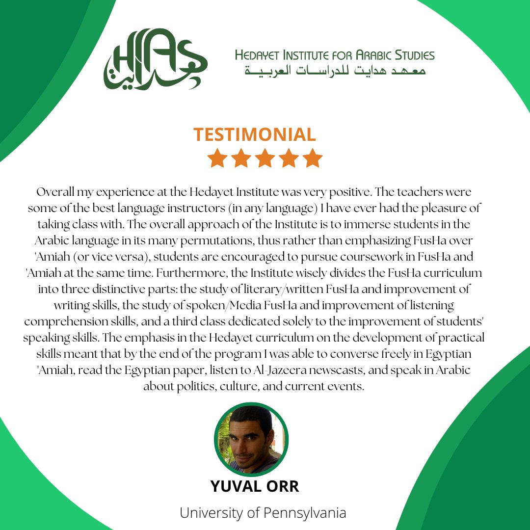 Student voices matter!
They came to Egypt for Arabic… and left with unforgettable experiences.

📚 Next term starts 14 Dec—your chance to study, travel, and enjoy Egypt’s incredible history this vacation!
📩 Contact us: info@hedayetinstitute.com