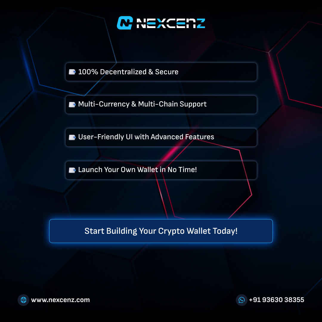 nexcenz's tweet image. Launch a secure  multi #CryptoWallet with our #TrustWalletCloneScript.Offer seamless asset storage,fast swaps,biometric security &amp;amp; a smooth user experience tailored for global #Crypto users

Get Free Demo-nexcenz.com/trustwallet-cl…

#CryptoMarket #bitcoinwallet #Web3Culture #Bitcoin