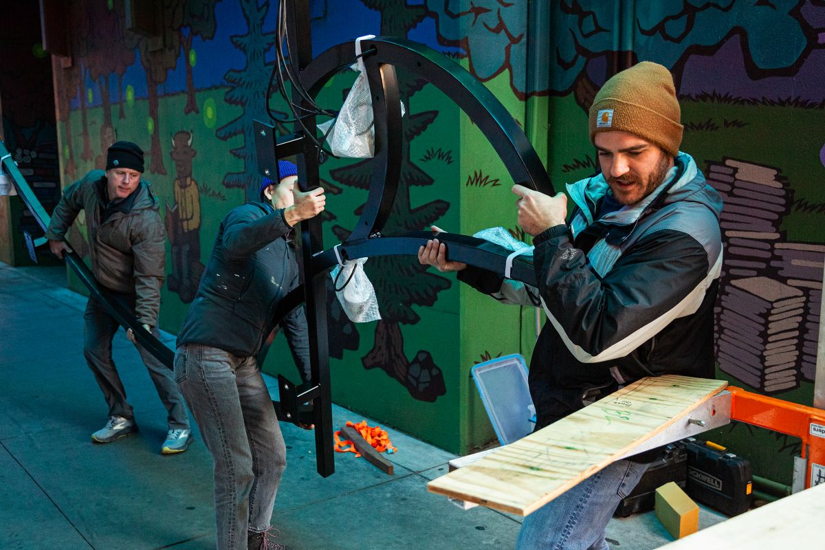 ICDowntown's tweet image. Iowa City Downtown District Unveils Twilights: A New Public Art Lighting Installation in the Graduate Walkway - mailchi.mp/downtowniowaci…