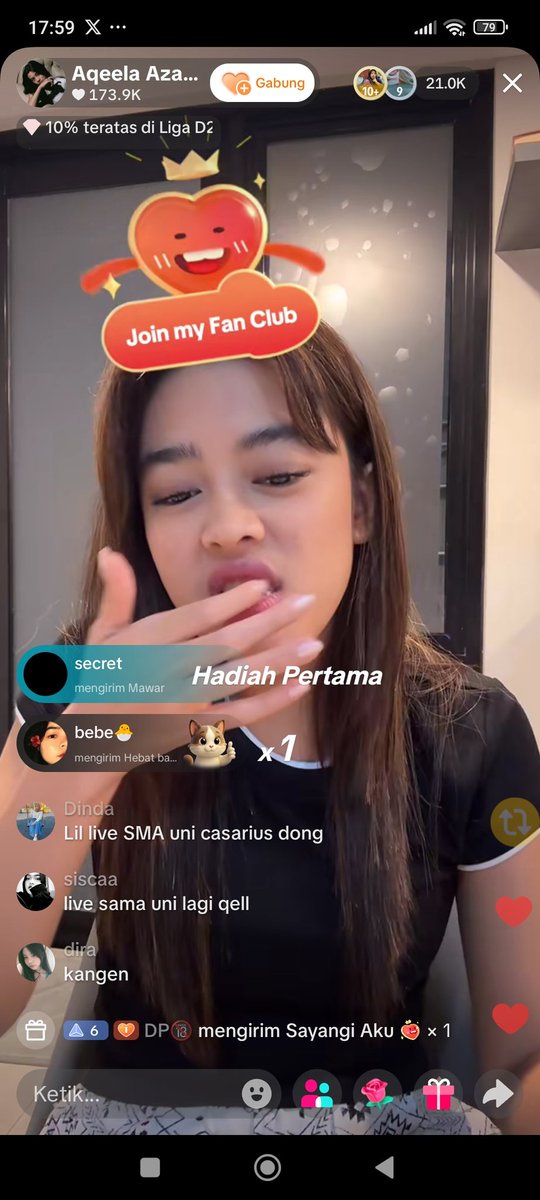 Aqeela Live guyssssss