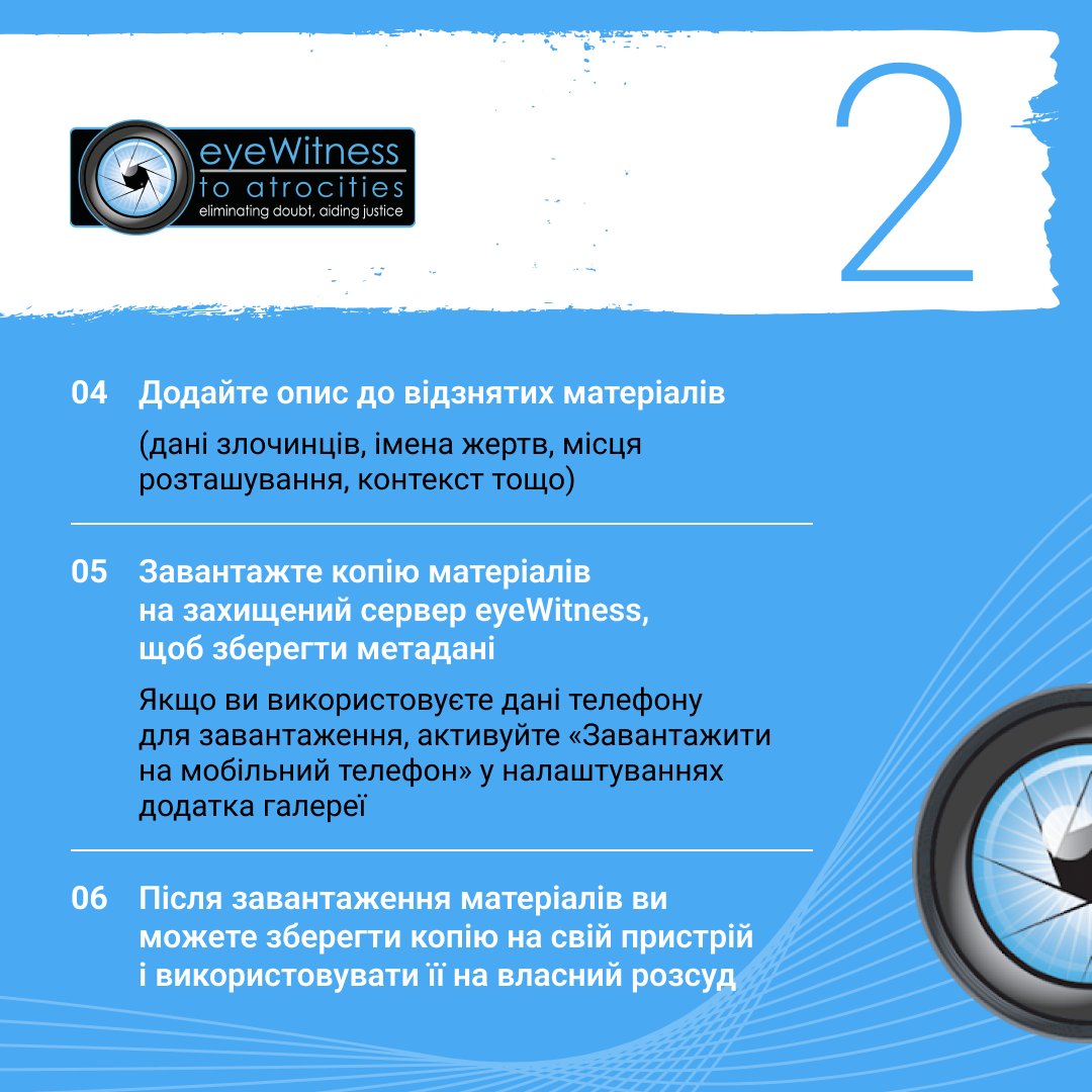 eyeWitness to Atrocities tweet media