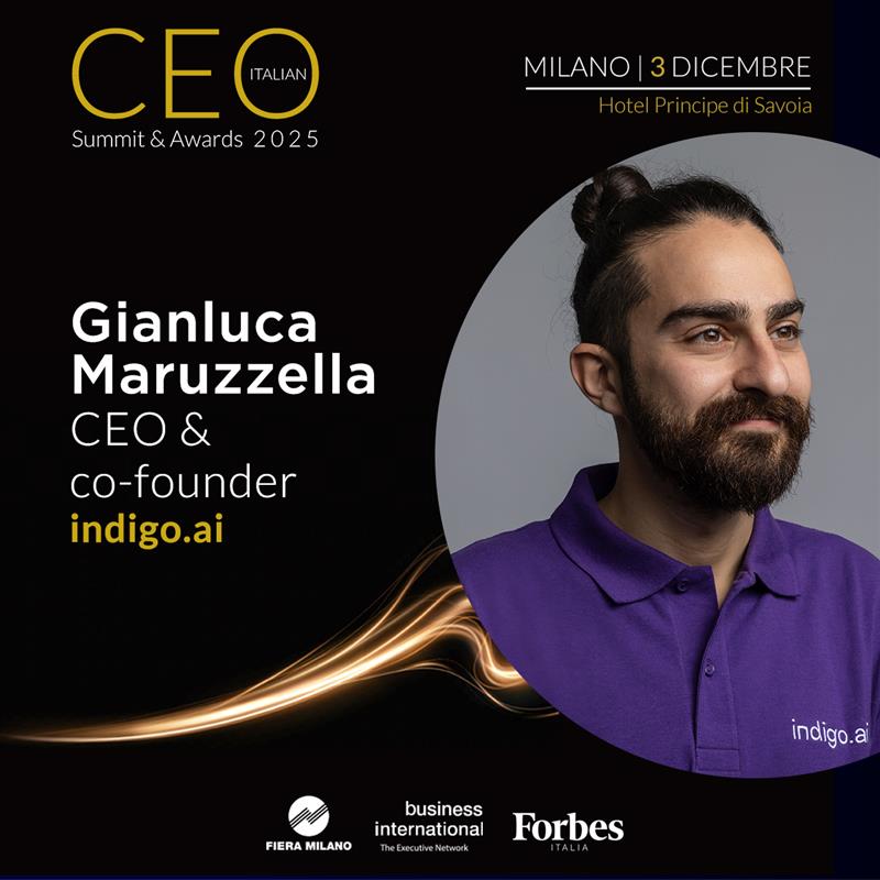 BIweb's tweet image. 🏅 indigo.ai è partner del #CEO Italian Summit &amp;amp; Awards 2025 (3.12. | Hotel Principe di SavoiaMilano)

🤝Ascolta dal vivo le #bestpractice attraverso le testimonianze di Gianluca Maruzzella, CEO e Co-Founder di 

👉: businessinternational.it/Eventi/4998/CE…