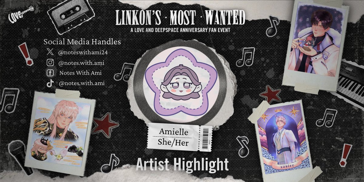 lovetomodachi_'s tweet image. 🎸ARTIST SPOTLIGHT 🎸

under the dim lights and rising crowd, meet Amielle, an artist whose craft cuts through the noise and colors our event with emotion and impact 💥

discover more of their art:

🎙️x: @noteswithami24 
🎙️ig: notes.with.ami
🎙️fb: Notes With Ami
🎙️tt:…