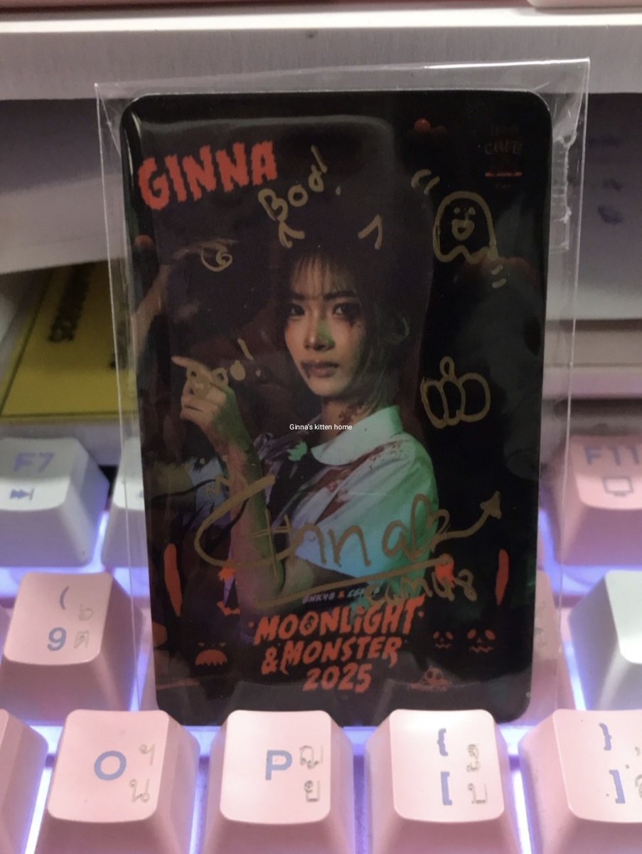 GinnaCgm48ThFan's tweet image. [🎉🎁] กิจกรรมพิเศษ 

เพียงปาแคมเปญวันเกิดให้จีนน่า 300 คุกกี้ มีสิทธิลุ้นรับ SR ฮาโลวีน จีนน่า 1 รางวัล

เริ่มปาได้วันนี้ - 21 พ.ย.นี้  สามารถแปะรูปหลักฐานการปาไว้ใต้โพสต์นี้ได้เลยนะคะ 🐱🫶🏻

ช่องทางการปา : app.bnk48.com/campaign/457 

#GinnaCGM48 #19GinnaBDparty #CGM48