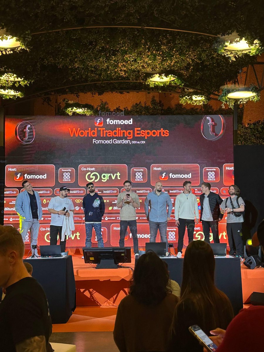 dagama_world's tweet image. daGama at “Trading Garden, Lisbon Live: DEX vs. CEX” 🚀

Last Friday, we joined the crypto challenge hosted by the global esports federation @FomoedUS! The energy was incredible – head-to-head battles where strategy, speed, and precision all came into play.

We also connected…