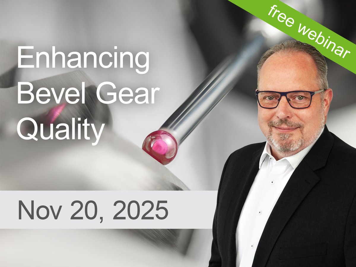 Gleasontweets's tweet image. Join us at the upcoming Gear Trainer Webinar &quot;Enhancing Bevel Gear Quality: Closed-Loop Precision Measuring&quot;. Register now for free: gleason.com/en/academy/eve…

#gleason #geartechnology #geartrainer #bevelgears #bevelgearquality #gearmeasurement #gearinspection #closedloop