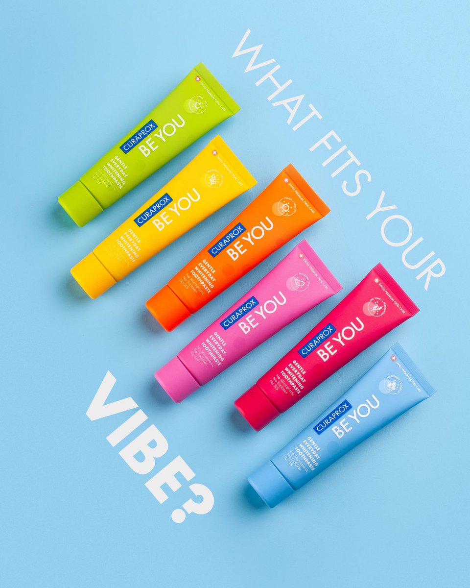 Add some flavour to your routine.
Our BE YOU toothpaste range brightens your teeth and your day.

Which flavour would you choose? 
eu1.hubs.ly/H0pjhf20

Tell us your favourite flavour below 👇