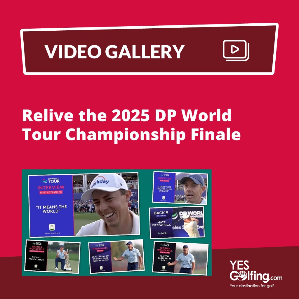 Relive the final day in Dubai with these fantastic moments from the 2025 DP World Tour Championship.

Watch the clips here >> bit.ly/4o49sk1

#YESGolfing #Golf #DPWorldTour #RolexSeries #RaceToDubai