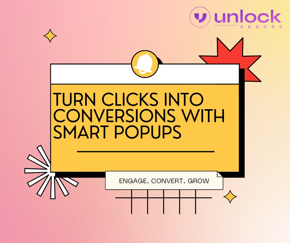 Unlockaddons's tweet photo. Visitors leaving without a trace? A well-timed popup can stop the leak—grab attention, offer value, and grow your contacts fast. See how UnlockAddons’ Popup block turns visitors into subscribers:
https://t.co/5wOZ263ovk

#WordPress #Popup #LeadGen #UnlockAddons https://t.co/OxILtQncr9