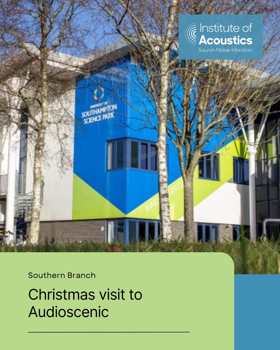 Join us Wed 10 Dec 2025 for an in-person deep dive into <a href="/Audioscenic/">Audioscenic</a>'s cutting-edge CTC immersive audio tech and live demos. Expect an insight into spatial audio, beamforming, and listener-tracking tech.

📍 Audioscenic, Suite A, Epsilon House, Southampton Science Park
⏰ 2pm