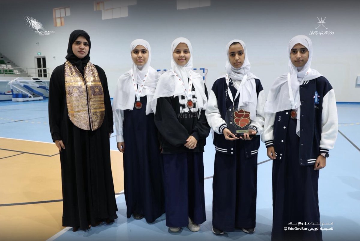 نفّذت لجنة الرياضة المدرسية بالتعليمية دوري المدارس لكرة السلة للفتيات، وجاءت النتائج كالتالي:
المركز (1)
توام العالمية أ
ميداليات (🥇)  ودرع الأول
المركز (2)
توأم العالمية ب 
ميداليات (🥈)
المركز (3)
مدرسة السلطنة 
ميداليات (🥉)
المركز (4) 
مدرسة حفصة بنت سيرين 
ميداليات (🥉)