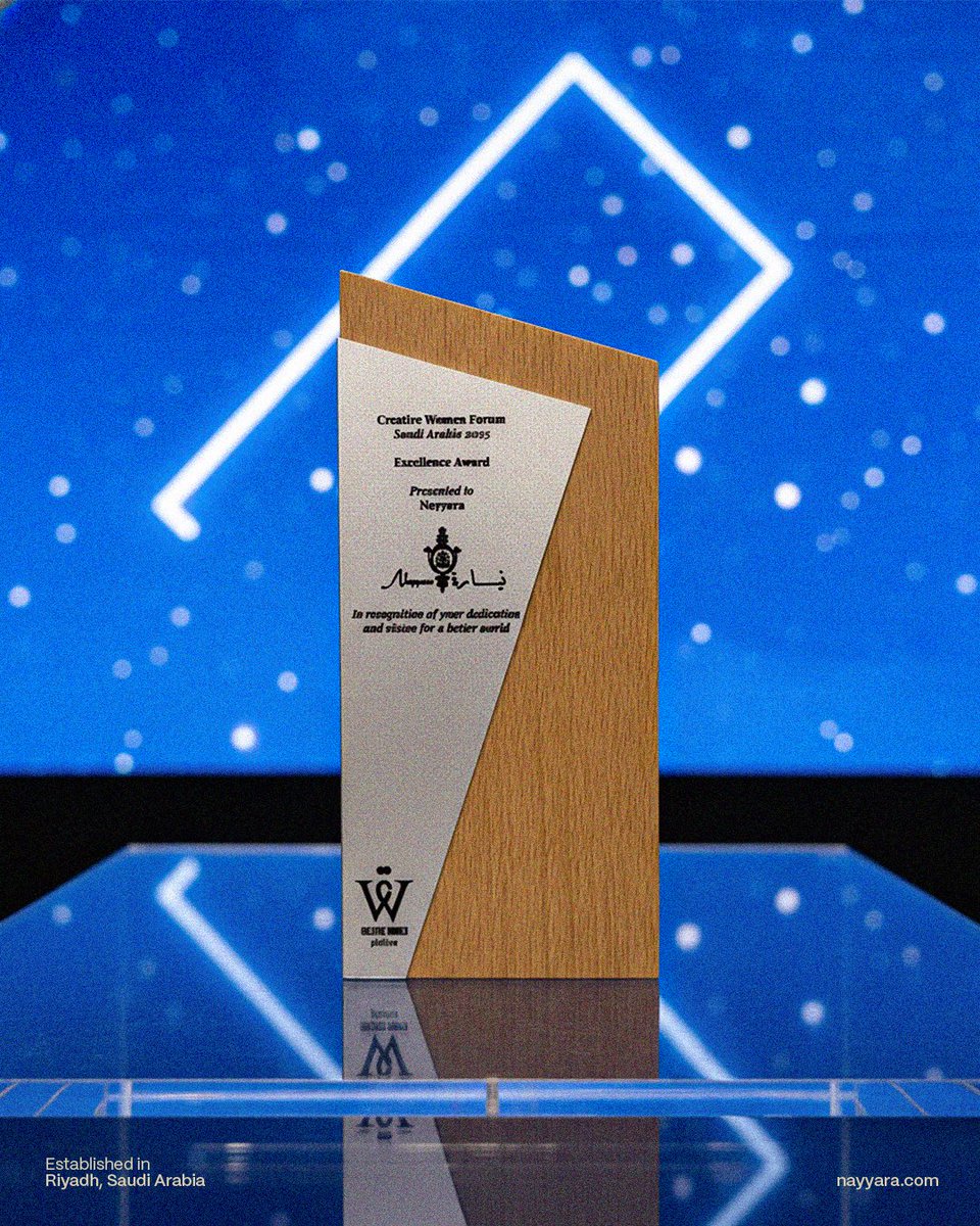 تمكين المرأة هو جزء أصيل من هويتنا منذ التأسيس وباستلهام من رؤية 2030 نواصل دعم مسارات التطوير والريادة للكوادر النسائية.
فخورون برعايتنا لمنتدى المرأة المبدعة لعامين متتاليين تأكيداً لالتزامنا بدعم الإبداع والقيادة النسائية
#CreativeWomenForum
#CreativeWomenPlatform
#Nayyara