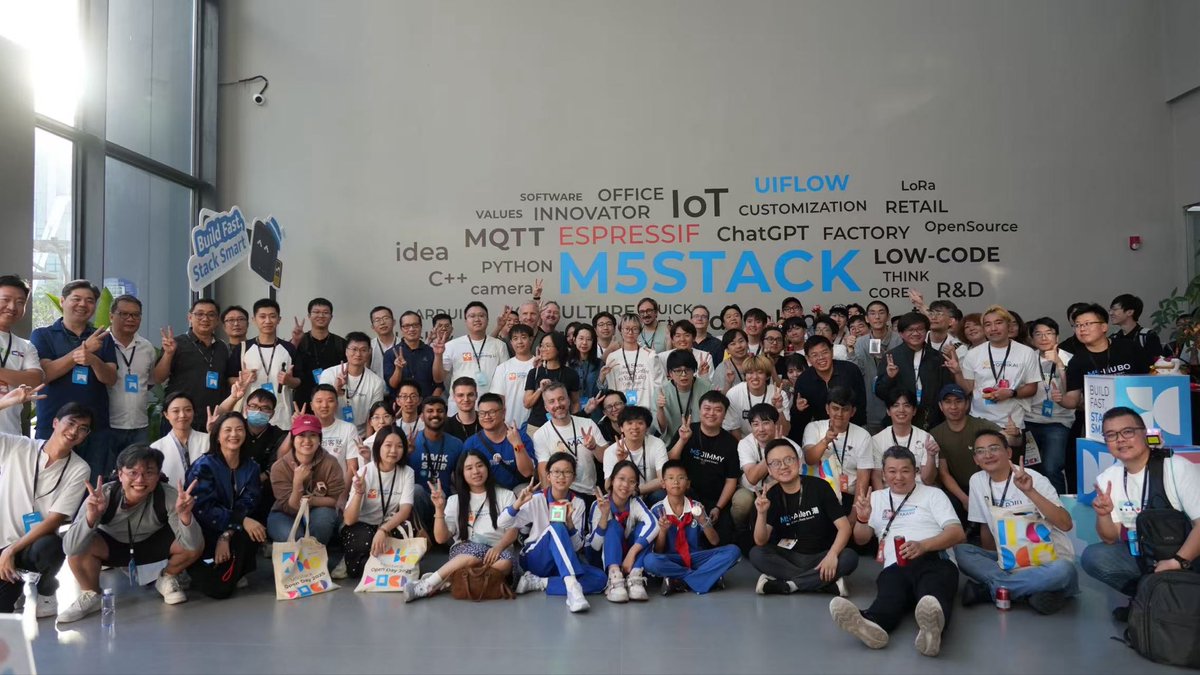 CoCubeRobot's tweet image. So happy to meet so many old and new friends at M5Stack.
#M5Stack