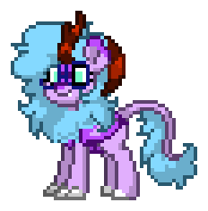 RubyTheDragon2's tweet image. Minha ponysona no picrew//minha ponysona no PonyTown (mais fiel a ela realmente)

Ela é um híbrido de kirin com dragão (eu tenho q desenhar ela de fato alguma hr)