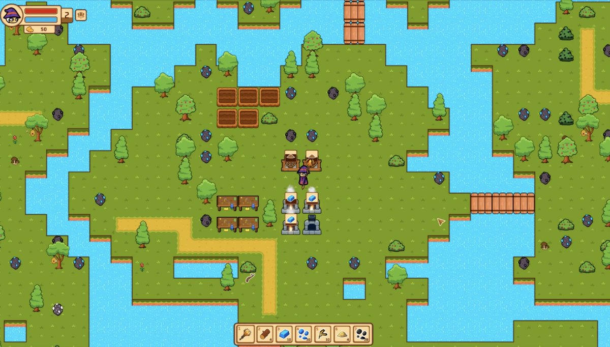 osmanbugurca's tweet image. Gather materials, craft new ones. Water sleeps, the enemy doesn&apos;t!

#IndieGameDev #indiegame #indiedev #gamedev #gamedevs #Gatherlands