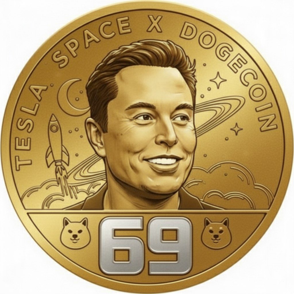 Genesis_Wizz's tweet image. Found something interesting.

The Official 69 Coin (69)

In internet culture, “69” is widely seen as one of Elon Musk’s signature meme numbers. He uses it for humor, trolling, and light-hearted posts on X (Twitter).

It fits perfectly into his style of chaotic, juvenile,…