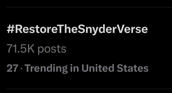 BatfleckMovie's tweet image. Absolutely fucking amazing 👏👏👏

Well done everyone #RestoreTheSnyderVerse