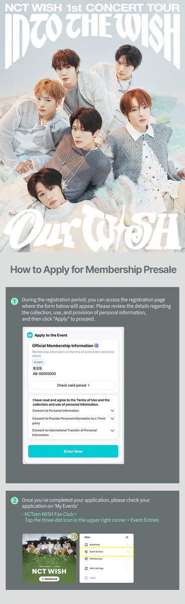 pacw09's tweet image. NCT WISH ประกาศวันกดบัตรแล้ว⭐️

รอบพรีเซลเมมชิพ
กด 16 มกราคม 2026
เวลา 11:00-20:59 (ICT)

รอบปกติกด 18 มกราคม 2026
เวลา 11:00 (ICT) เป็นต้นไป

ลงทะเบียนพรีเซล 18-21 พฤศจิกายน 2025

#OurWishComeTrueBKK
#NCTWISH_CONCERT_TOUR_IN_BKK
#ตลาดนัดnctwish