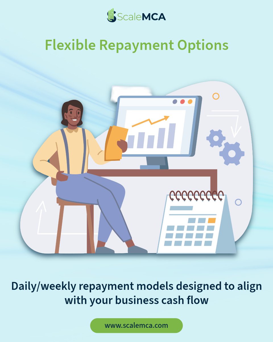 scalemca's tweet photo. Businesses are choosing MCA Loans with ScaleMCA for a reason fast approvals, flexible repayments, and no-collateral funding. A smarter way for SMEs to access working capital and scale with confidence.

Grow your business Link in Description
#ScaleMCA #BusinessFunding #MCALoans https://t.co/qODBr0VE3z