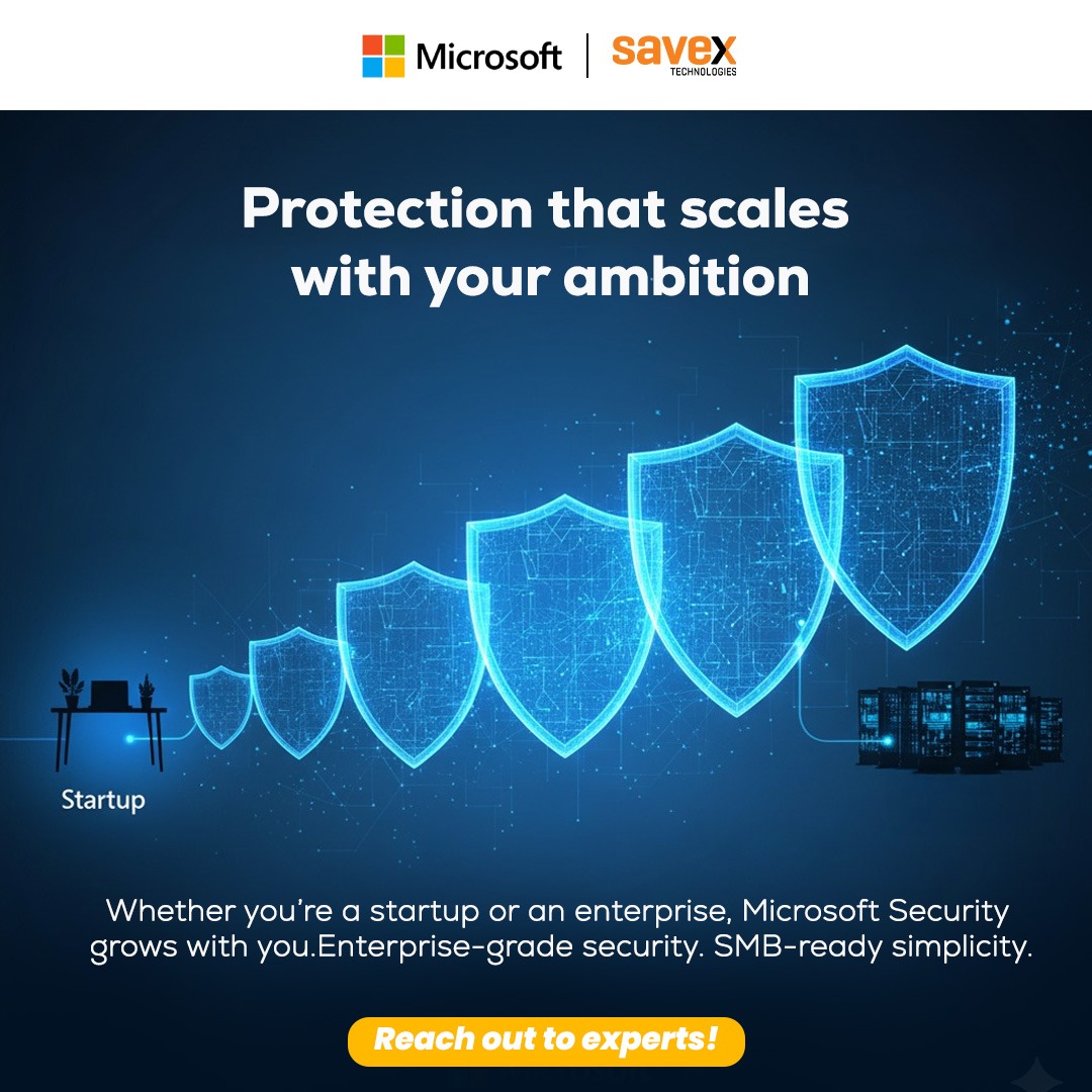 SavexTechnology's tweet image. Don&apos;t compromise on security just because you&apos;re growing fast.
Microsoft delivers enterprise-grade protection with the simplicity modern businesses need. Stop worrying about security gaps and focus on innovation. 

Enquiry Link: lnkd.in/d86QpMsc

#Azure #SavexTechnologies