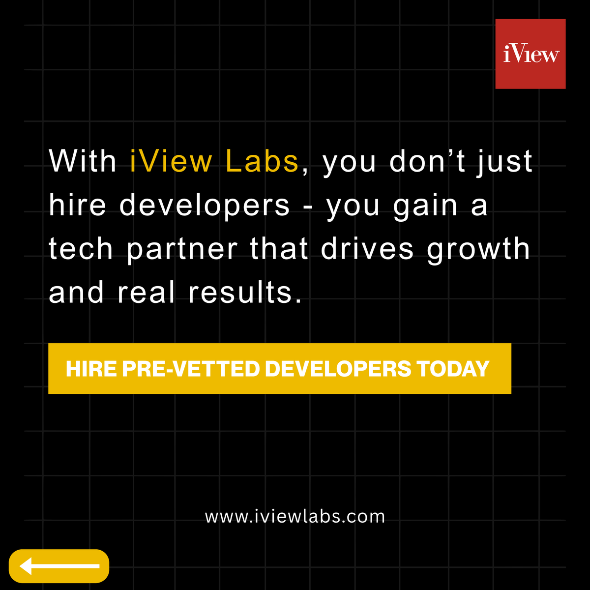 iviewlabs's tweet image. Great products need great teams.
At @iviewlabs, our developers think, collaborate &amp;amp; build fast.

- Clean code
- Faster releases
- Scalable growth

That’s the iView Labs difference.
🌐 iviewlabs.com
#iViewLabs #HireDevelopers #OffshoreDevelopers #TechTeams