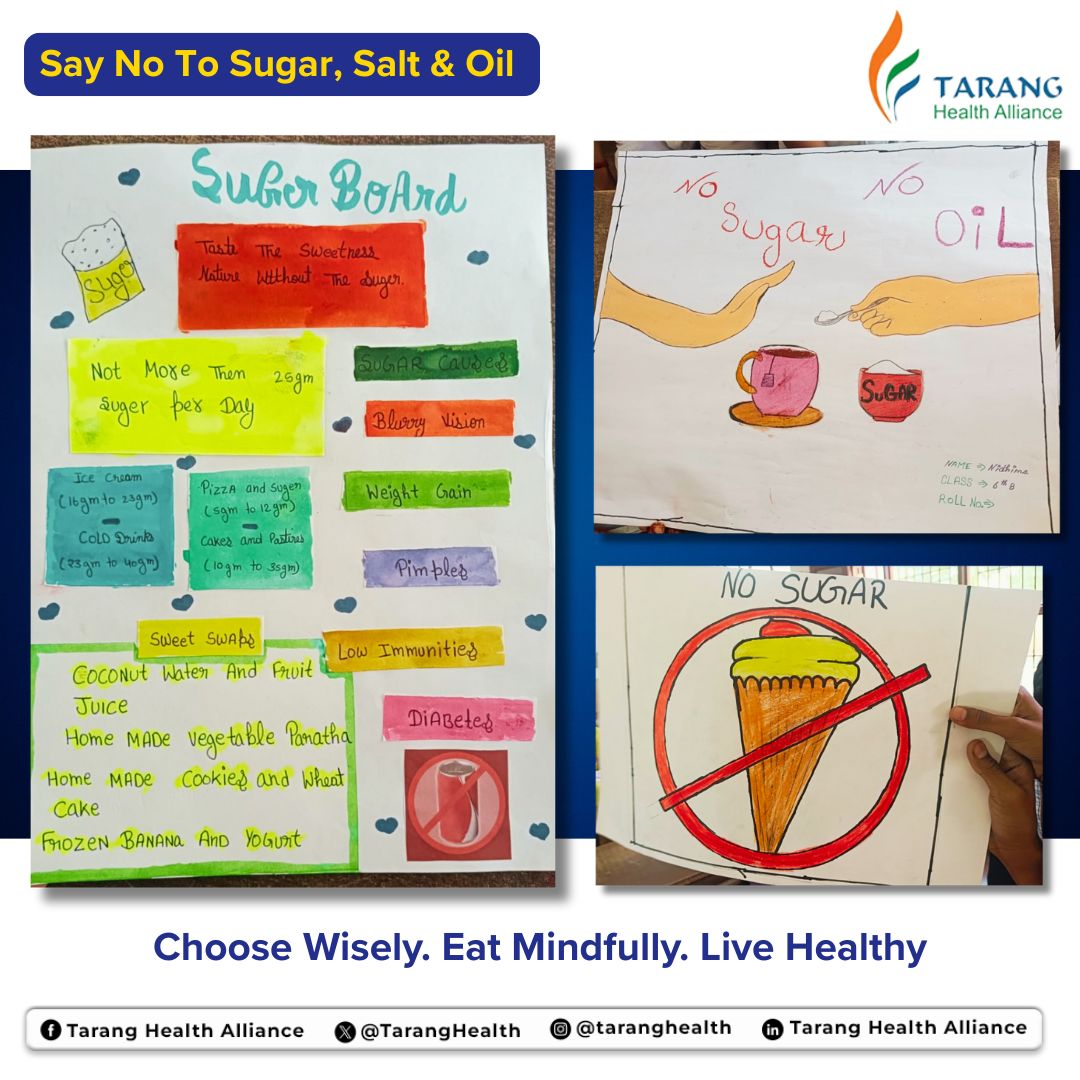 Students of Government Model Sanskriti Senior Secondary School, Panchkula took an important step towards better #health by learning how reducing excess sugar, salt &amp; oil can transform everyday #nutrition.

Small changes in daily #habits can build a stronger, healthier generation.
