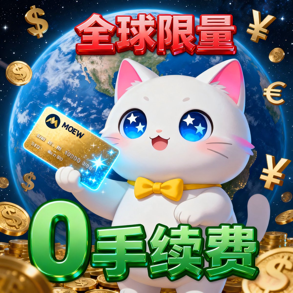 ERIC8_ETH's tweet image. Bitget Wallet U卡福利加码！活动延长48小时🔥

还没入手Bitget Wallet U卡的朋友注意啦！ 
首批1万张名额被火速抢空，Bitget决定：
✅ 活动延长48小时
✅ 追加2000张MOEW限定卡面！

▶️ 立即解锁三重专属权益：
1️⃣ 终身0手续费（每月600U额度，全球通用）
2️⃣ 收藏级MOEW定制卡面
3️⃣…