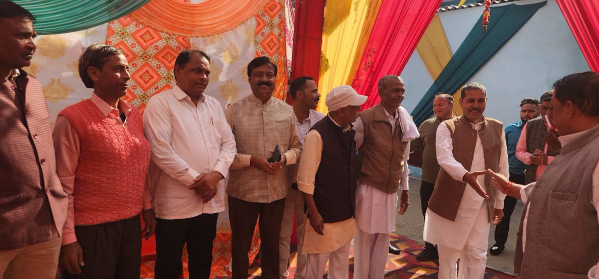 MlcSuresh's tweet image. शामली थाना भवन के गाँव मुंडेट कला में आदरणीय डॉ. बाबूराम कश्यप जी की सुपुत्री के शुभ विवाह समारोह में शामिल होकर अत्यंत हर्ष हुआ।
#sureshkashyap