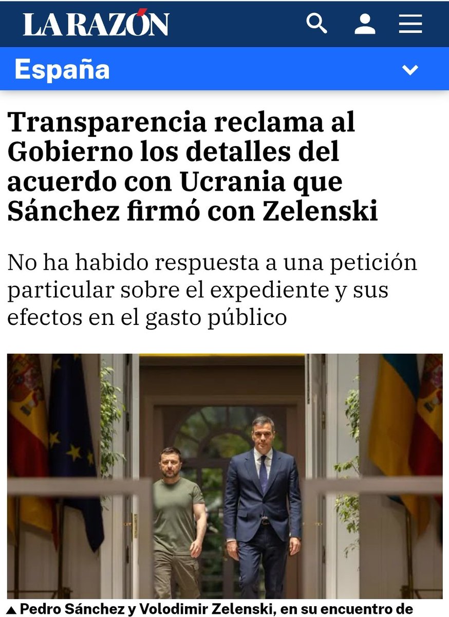 GuillermoRocaf1's tweet image. #URGENTE Visita del corrupto Zelensky a INDRA. 
Se van a gastar sin transparencia el dinero de los españoles en tramas corruptas y de armamento para un Conflicto ajeno a España 😡
Fuera Zelensky de España!!!! ⚠️😱