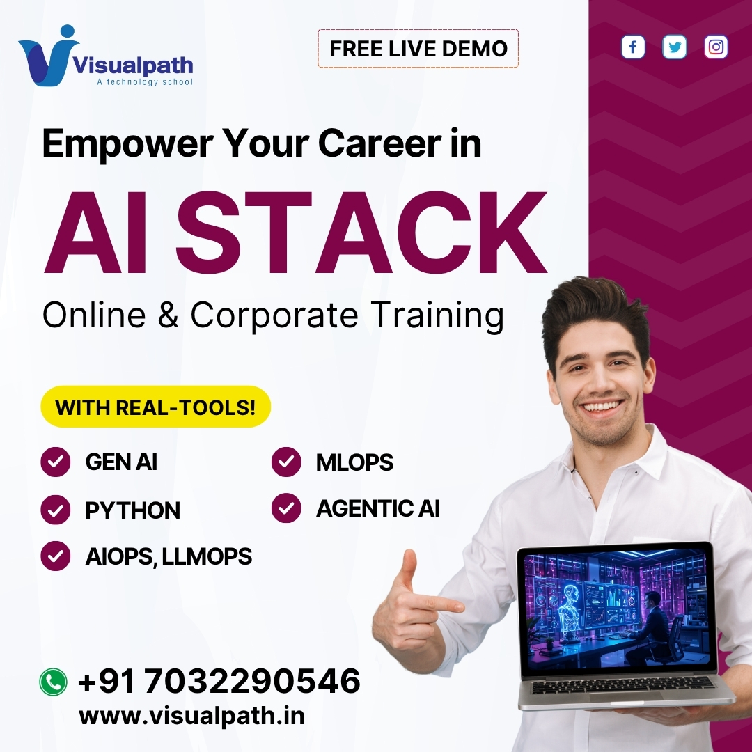 VisualpathPro's tweet image. 🚀 Empower Your Career with AI STACK | Free Demo
 Online &amp;amp; Corporate Training 💼📚

What You’ll Master:
✔️ GEN AI 🤖
✔️ PYTHON 🐍
✔️ AIOps &amp;amp; LLMOps ⚡
✔️ MLOps 🔄
✔️ Agentic AI 🧠✨

📞 Call: +91 7032290546
🌐 Visit: visualpath.in

#AIStack #GenAI #Education #Python