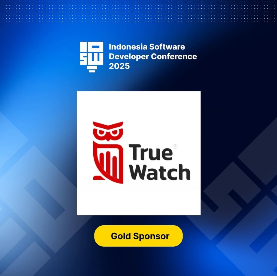 Banyak perkembangan yang terjadi di era AI, namun model terpintar sekalipun bisa gagal diam-diam.

Bagaimana supaya kita bisa deploy model dan aplikasi berbasis AI ke production dengan percaya diri?

Di #IDSW2025, Gold Sponsor kami <a href="/TrueWatch_HQ/">TrueWatch</a> bakal tunjukin caranya.