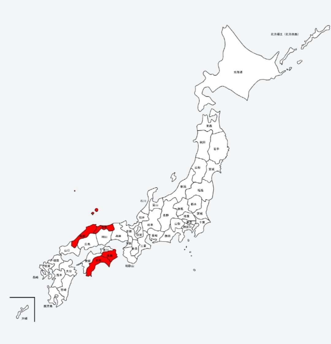 GatyCc's tweet image. 一度も足を踏み入れたことがない県