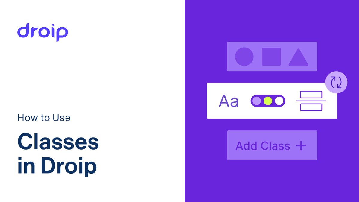 droipNoCode's tweet image. Watch our latest Droip tutorial on how to manage your classes for a smoother workflow!
👉 youtu.be/-UWt0TJtlDY

#wordpress #wordpresstutorials #droip