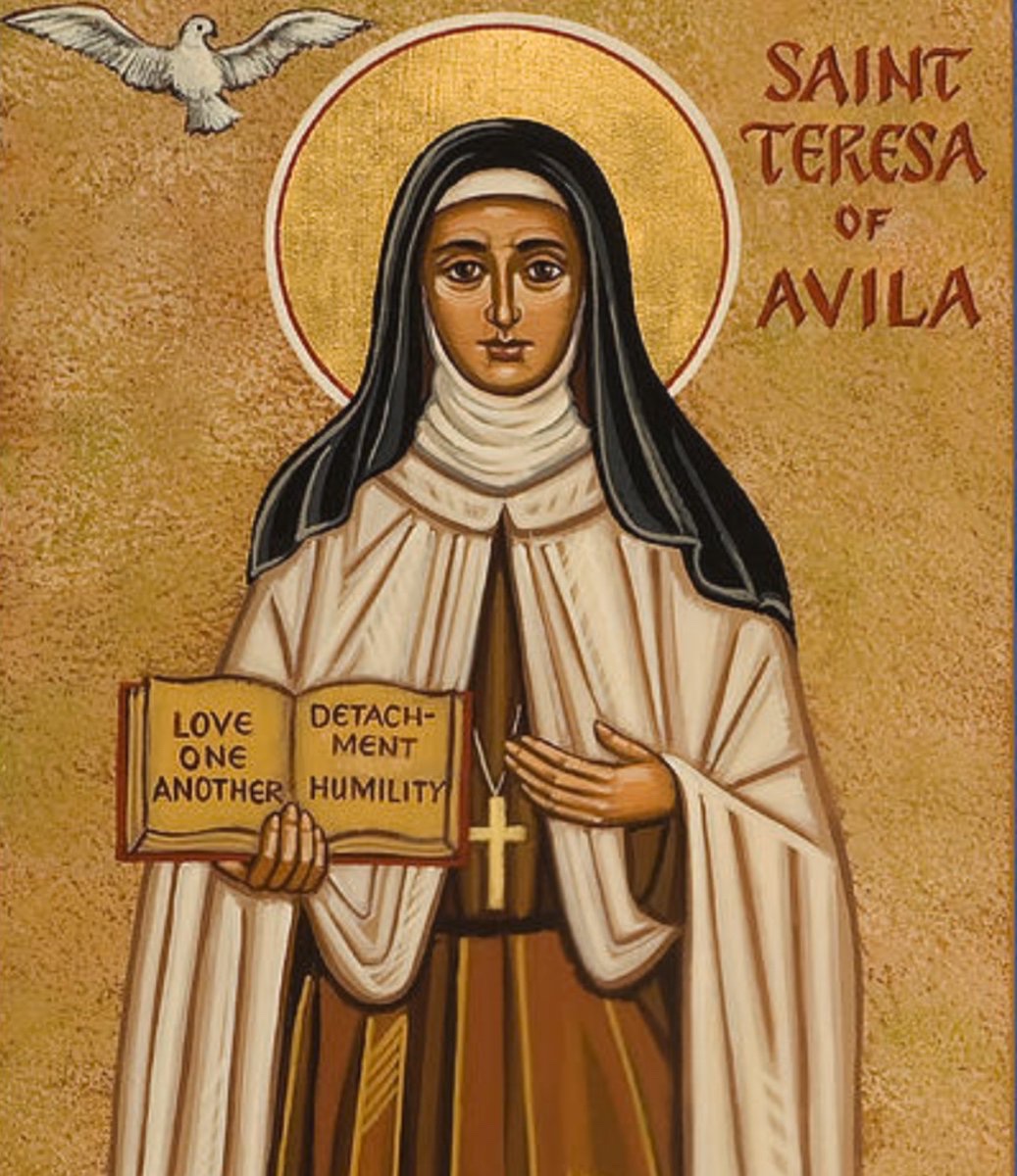 prayandfast2's tweet image. &quot;Humility is to walk in truth.&quot;

- St. Teresa of Avila
