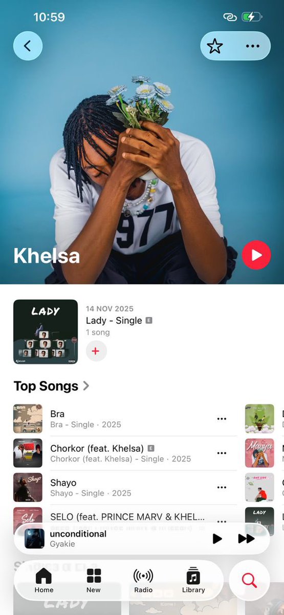 Ei this one dier you turn hype machine now oo 😂
If “Lady” enter you like that then Khelsa really catch the vibe on this track. When an artist wey people dey doubt suddenly drop something polished, the thing dey feel different — clean delivery, smooth melody