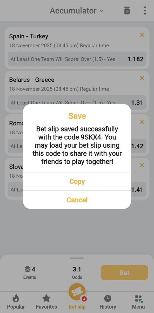 3 odds edit on ⭐️SECRETBET⭐️

Code 👉 9SKX4

Register here: is.gd/bvtLPY

Use code 👉 BETLANE
...to get a 100% Bonus up to $130! 💰