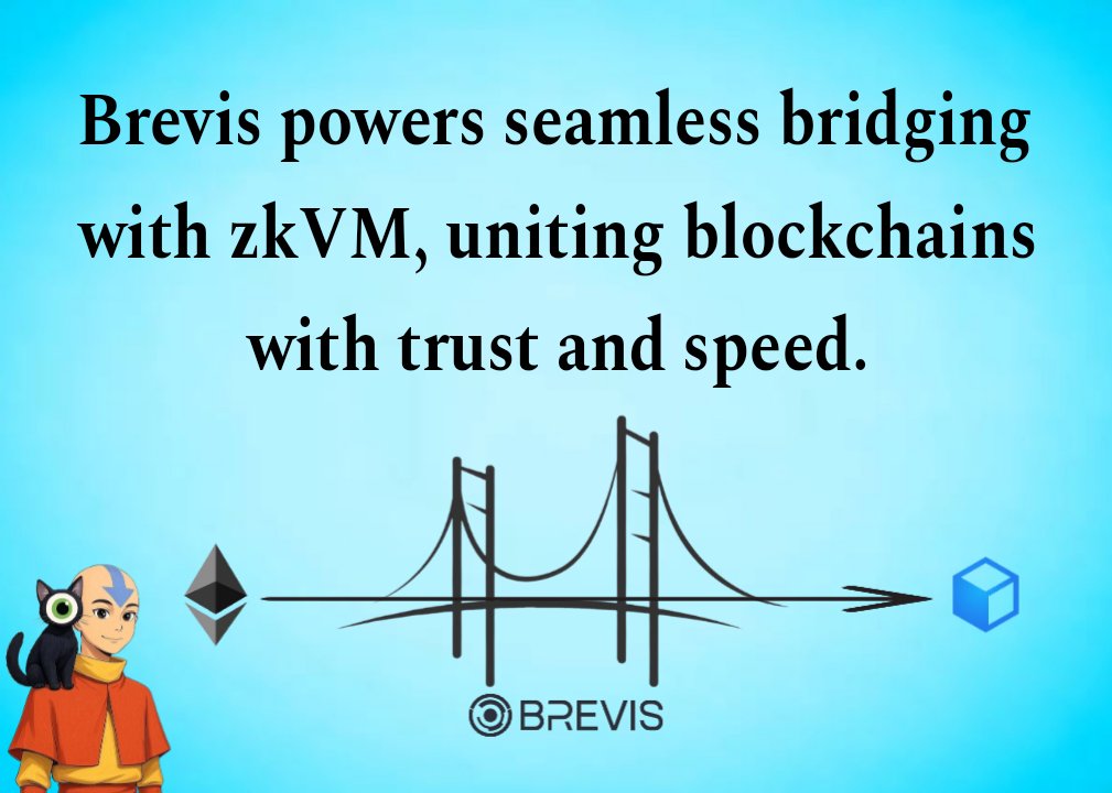 web3_bender's tweet image. do you know that most bridges today rely on intermediaries, quick but not fully trustless?

@brevis_zk is transforming that with zk-powered validation that confirms every cross-chain event with calculations, not reliance.

using the @brevis_zk trustless bridge, destination chains…