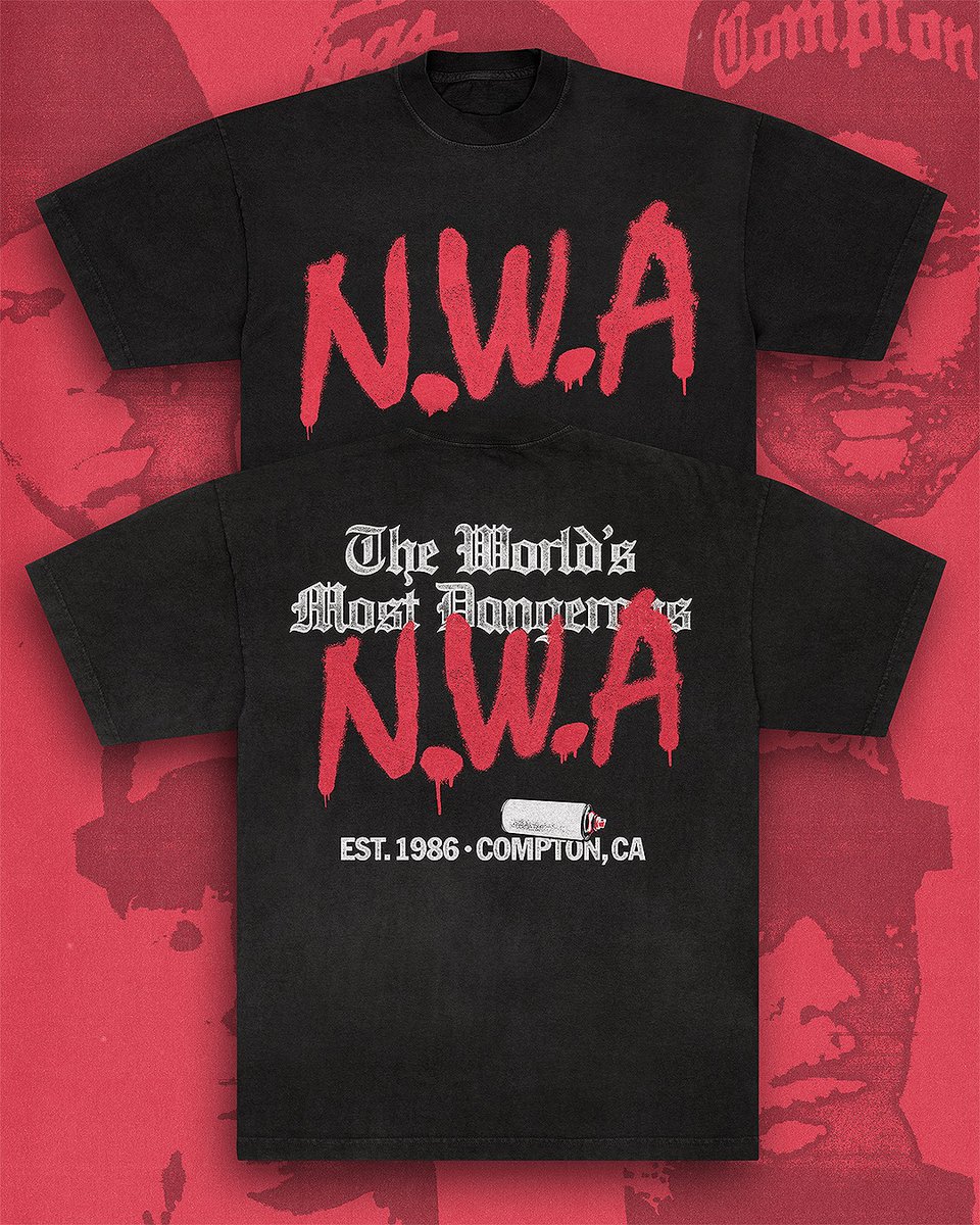 samthomasdesign's tweet image. official merch for the legendary nwa 😎

available at pacsun ✨