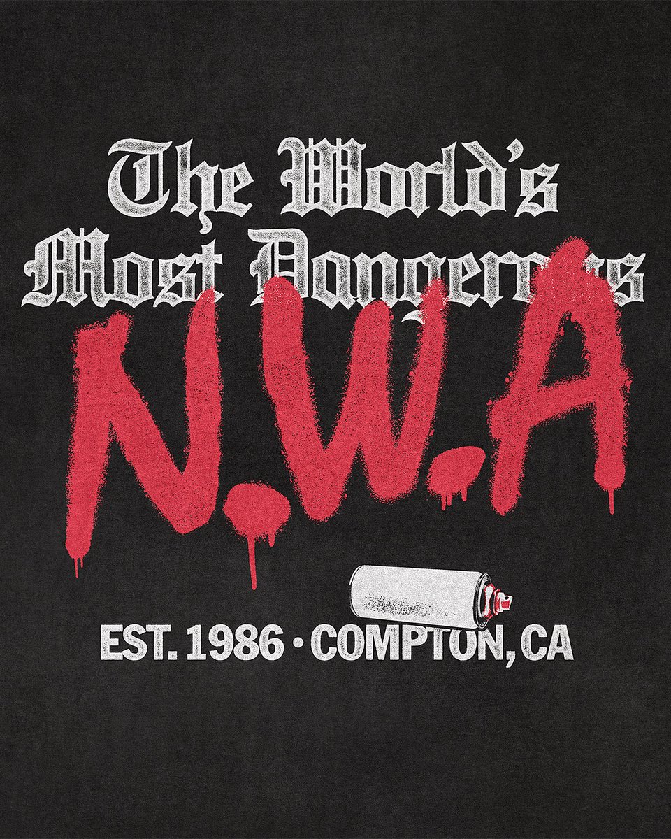 samthomasdesign's tweet image. official merch for the legendary nwa 😎

available at pacsun ✨