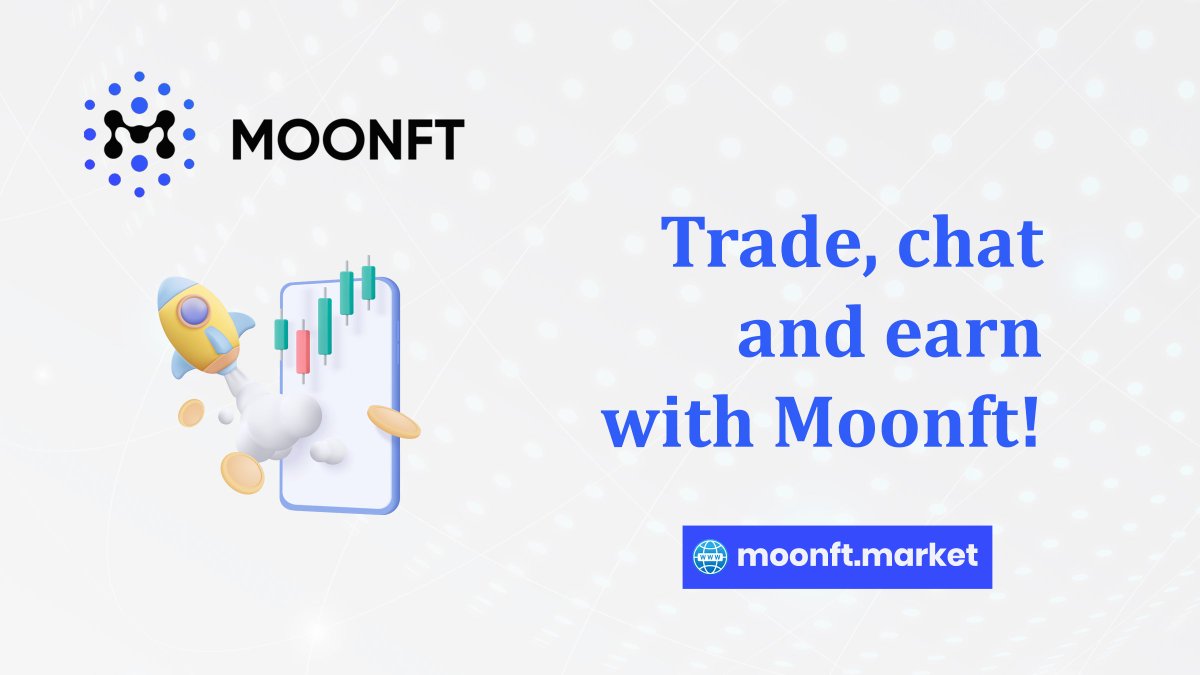 👾 Trade, chat &amp; earn with #Moonft!

💬 Join #NFT groups, talk with buyers/sellers on-chain, and get rewarded with $MTC tokens while shaping the future of the marketplace. 🌕