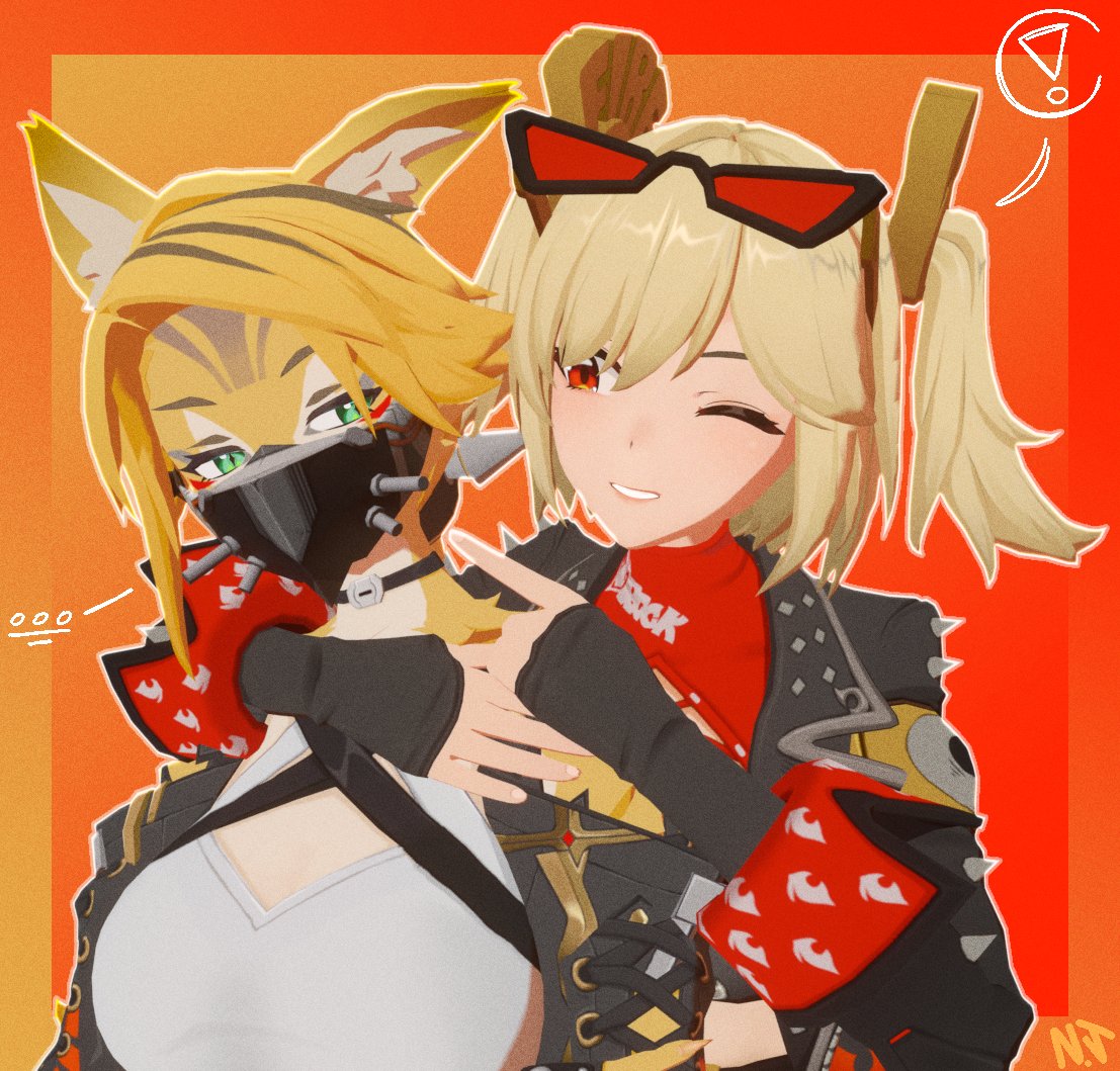 NervousJere's tweet image. Simple little render of these two