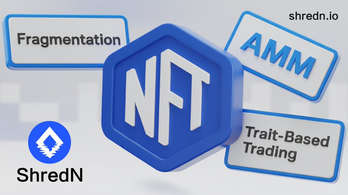 ShredNProtocol's tweet image. 🎇 Not all #NFTs are created equal—your liquidity solution shouldn&apos;t be either.

🎯 #ShredN tailors strategies: fragmentation, AMM, trait-based trading. Choose what fits YOUR needs.

🤝 Community governance ensures we evolve together. This is liquidity, personalized.

$SHRED
