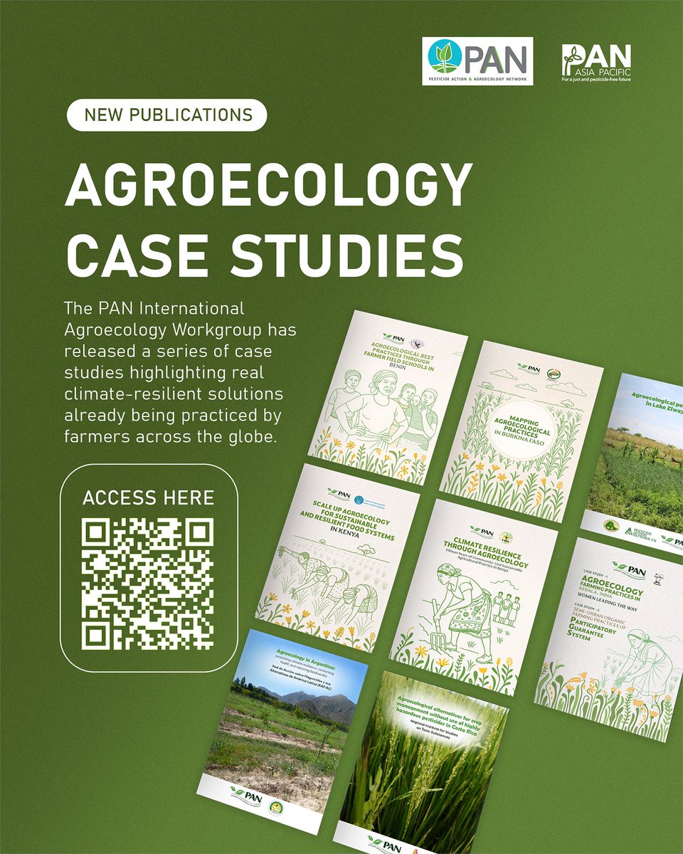 PANAsiaPacific's tweet photo. PAN International’s Agroecology Workgroup published 11 case studies detailing climate-resilient #agroecology solutions for farmers around the world for #ClimateCOP30 &amp; the People’s Summit in Belém, Brazil: ​​https://t.co/PHbp7I9TAB https://t.co/iVXIHOeREW