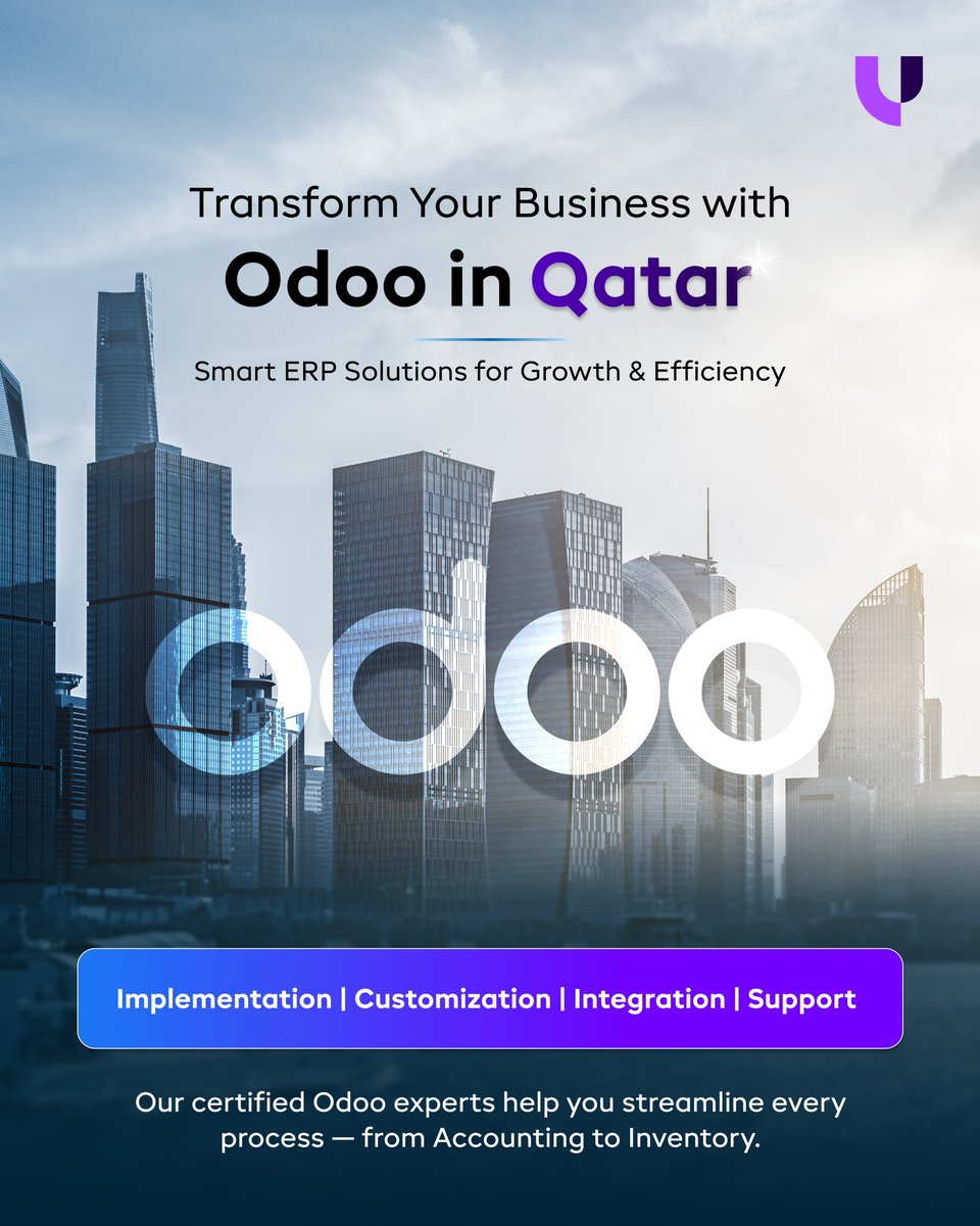 uncannycs's tweet image. Simplify &amp;amp; scale your business in Qatar with Odoo.

UncannyCS delivers seamless ERP implementation, customization &amp;amp; support — so you can focus on growth.

🚀 Transform your operations with Odoo
🌐 uncannycs.com/odoo-services-…

#odooqatar #OdooExperts #ERPQatar #Uncannycs