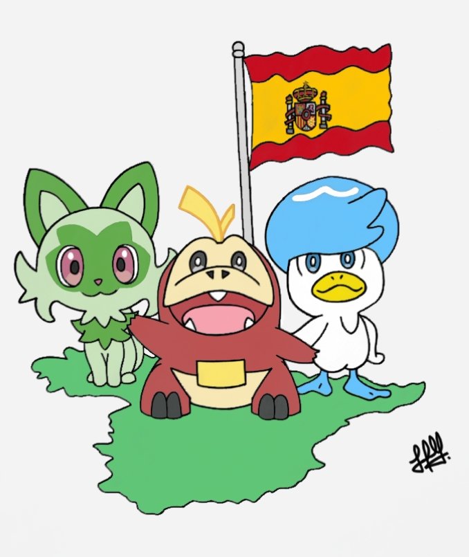 juan_2391's tweet image. 🌟✨ Nuevo Mi Arte Especial ✨🌟

¡Feliz 3er Aniversario de Pokémon Escarlata 🍊 y Pokémon Púrpura/Violeta 🍇!. 🙂😉🥰🫶🏻🥳🙌🏻🎉🎊🎈☑️💯🐈🍃🐊🔥🪿💧🏫🇪🇦✨💫🌟

#Pokémon #ポケモンSV3周年 #Paldea #Sprigatito #ニャオハ #Fuecoco #ホゲータ #Quaxly #クワッス