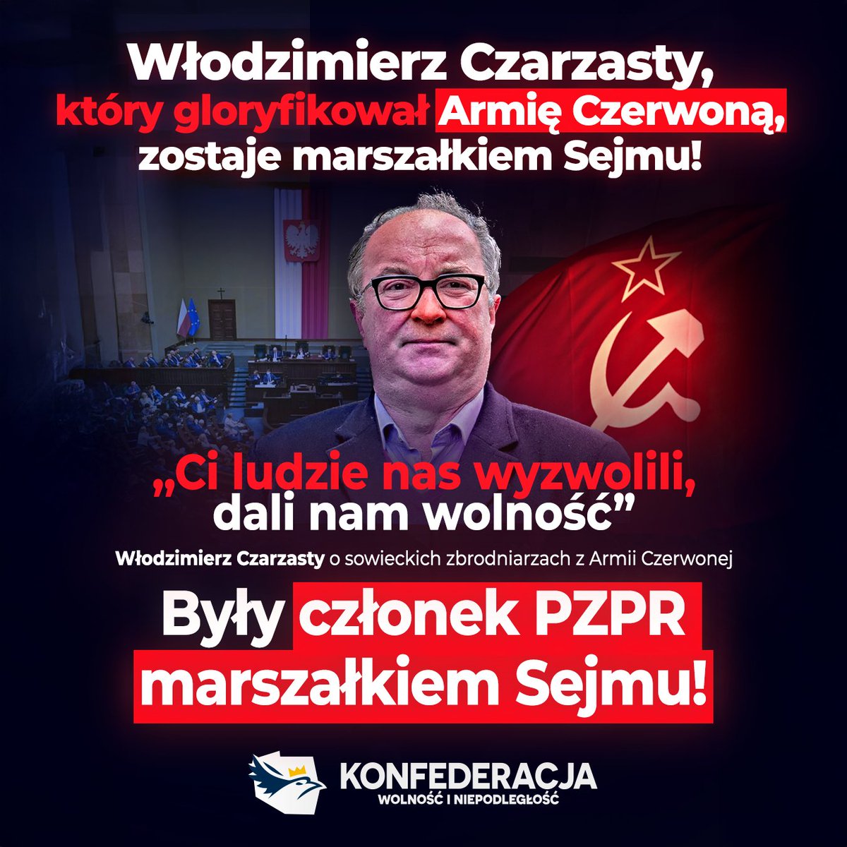 dawidchowanski_'s tweet photo. Smutny dzień dla wszystkich którzy kiedyś walczyli o obalenie Komuny w naszym kraju... https://t.co/b8cUD5D1JJ