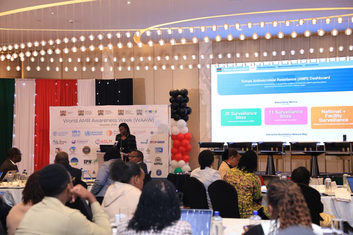 <a href="/ppbkenya/">Pharmacy and Poisons</a> <a href="/KenyaRedCross/">Kenya Red Cross</a> <a href="/FranceinKenya/">FrenchEmbassyKenya</a> <a href="/MOH_DHP/">Health Promotion Kenya</a> <a href="/FAOKenya/">FAO in Kenya</a> <a href="/NemaKenya/">NEMA Kenya</a> <a href="/Kemsa_Kenya/">KEMSA</a> <a href="/MOH_Kenya/">Ministry of Health</a> <a href="/AMRNowKe/">AMR Now</a> <a href="/NQCLKenya/">National Quality Control Laboratory</a> We should all support adherence to antibiotic use guidelines in Kenya.

#AMR #WAAW2025 #AntimicrobialResistance #HandleWithCare